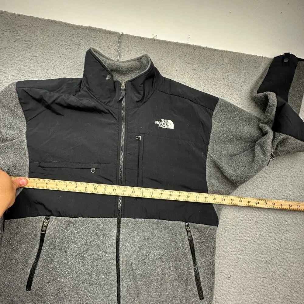 Vintage The North Face Denali Fleece Jacket Mens Large Black Gray Polartec